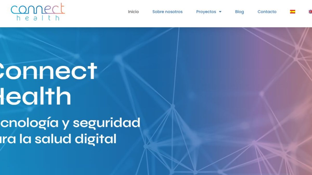 Portada de la página web de Connect Health