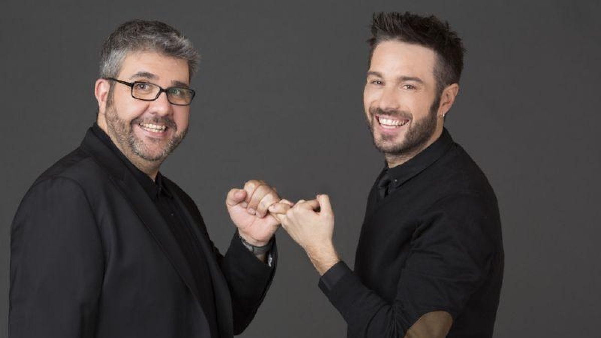 Florentino Fernández y Dani Martínez, presentadores del nuevo 'Dani & Flo' en Cuatro.-MEDIASET