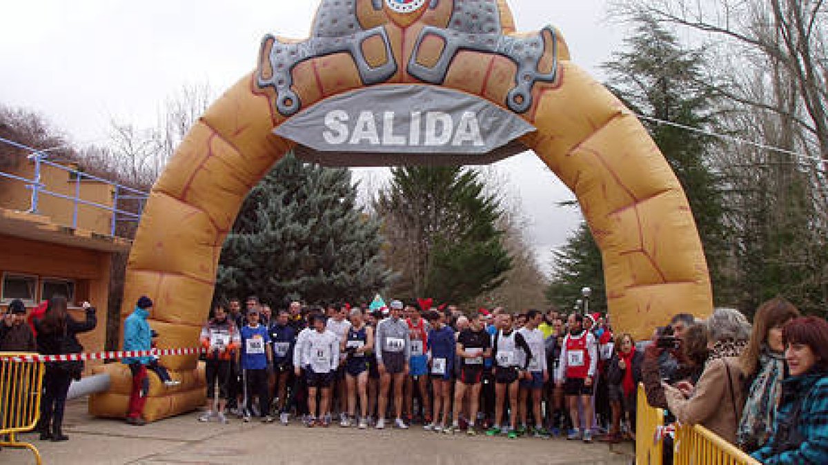 La prueba adnamantina durante la salida del año pasado. -