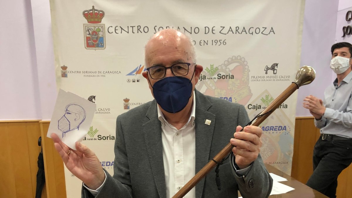 Luis Carramiñana, nuevo presidente del Centro Soriano de Zaragoza. HDS