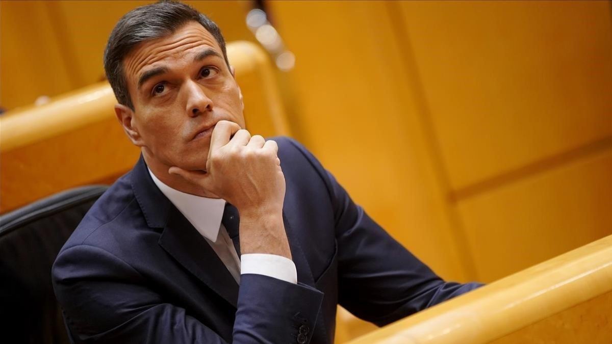 El presidente de la Generalitat, Quim Torra, en el Parlament-ALBERT BERTRAN