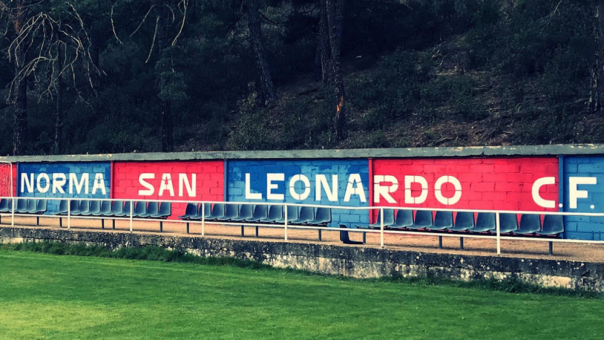 Campo del Pontón en San Leonardo donde tuvieron lugar los incidentes el pasado sábado. HDS