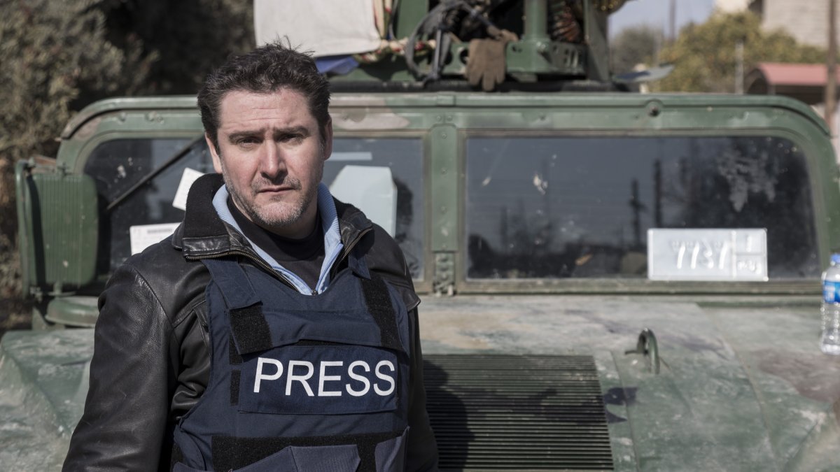 El corresponsal de RTVE abulense Óscar Mijallo.-iCAL
