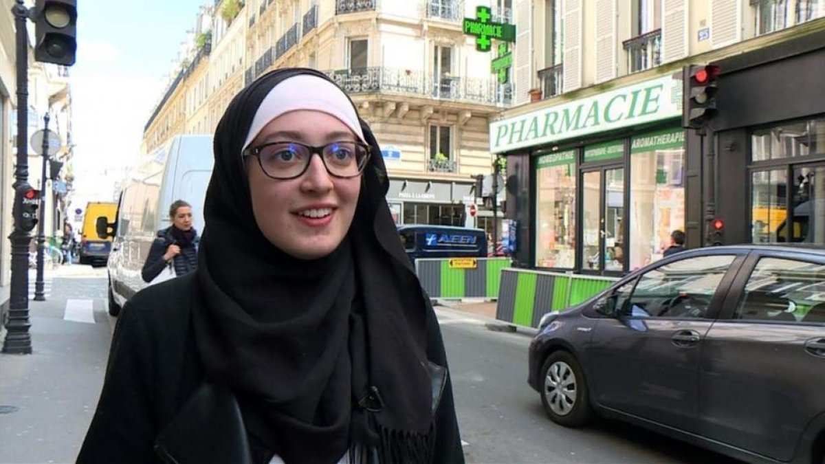Maryam Pougetoux, presidenta del sindicato UNEF.-STR