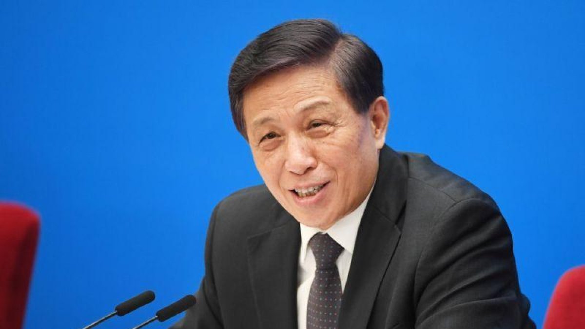 Zhang Yesui, exembajador de China en Washington y actual portavoz del Parlamento.-AFP