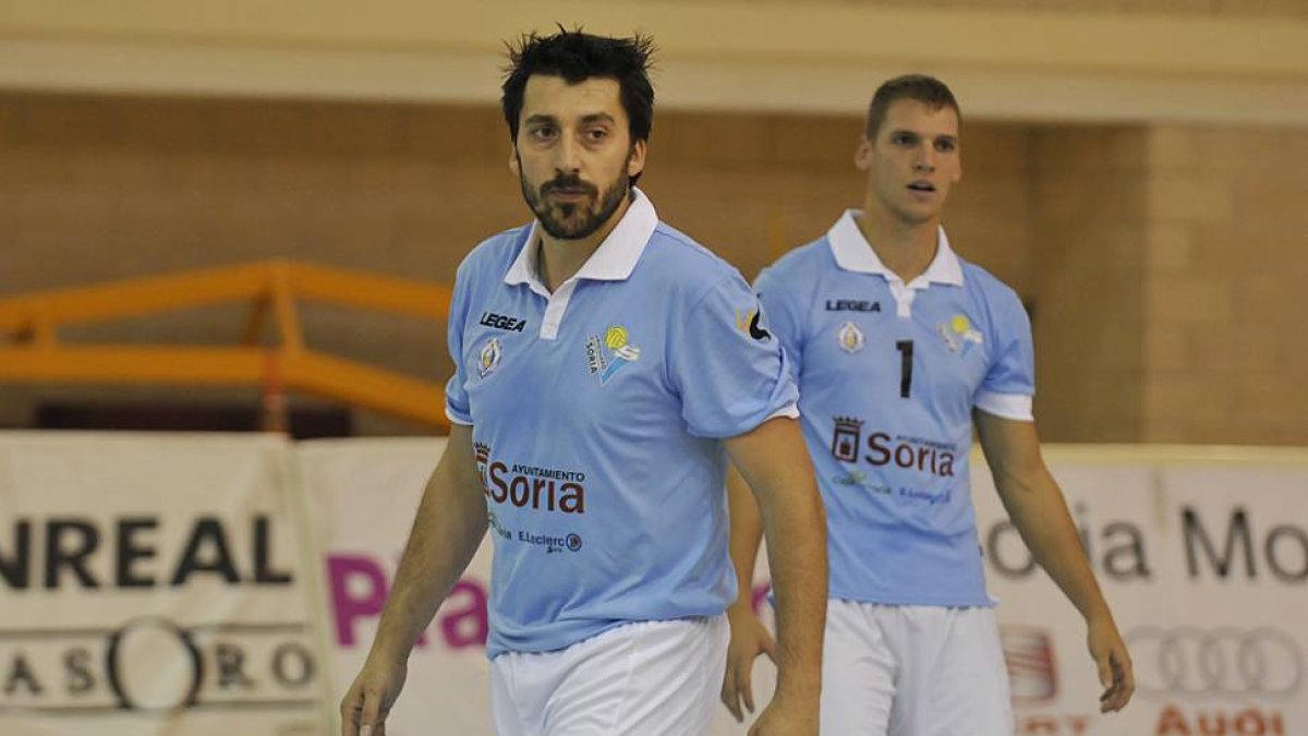 Alfonso Flores, entrenador del Río Duero San José.-Valentín Guisande