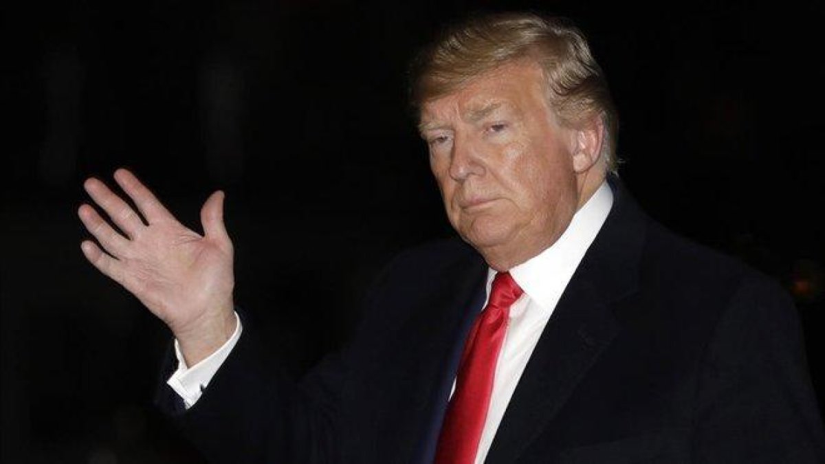El presidente de EEUU, Donald Trump.-EUROPA PRESS