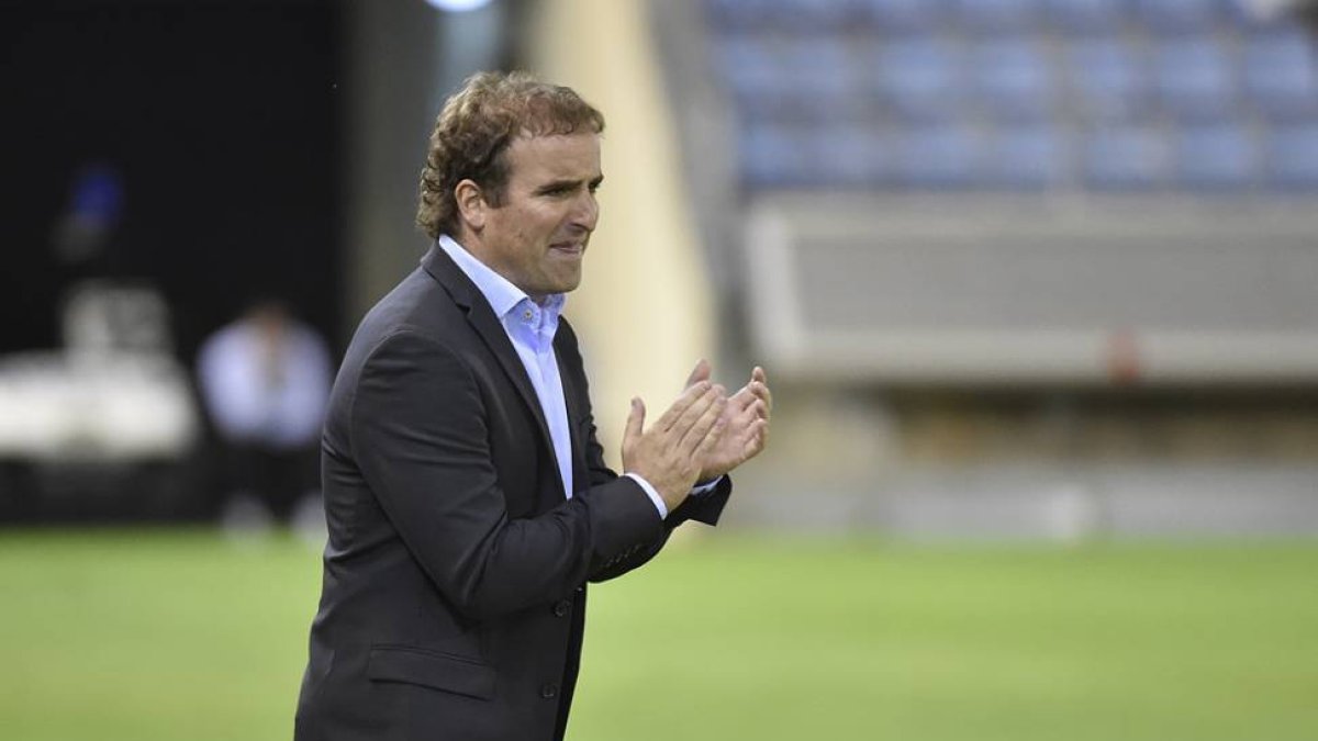 El técnico del Numancia, Jagoba Arrasate.-Valentín Guisande