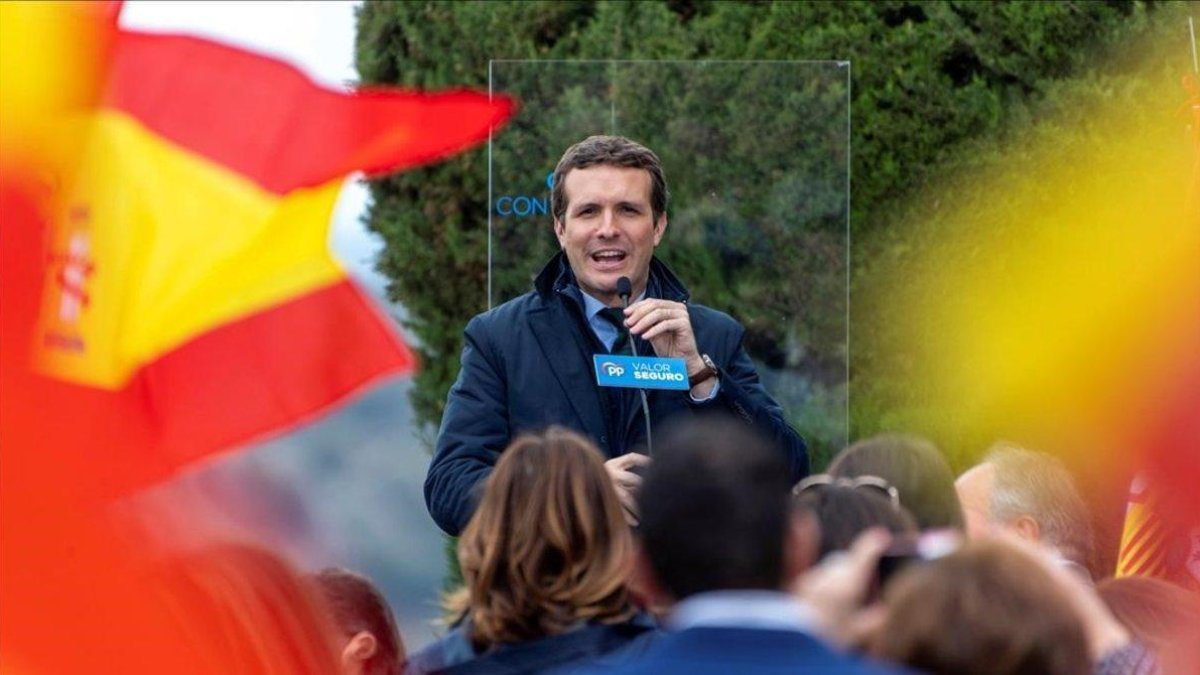 Casado, este domingo en Toledo.-EFE / ISMAEL HERRERO