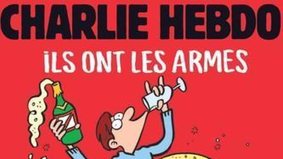Portada de la revista satírica Charlie Hebdo que se publicará este viernes. En ella se puede leer el lema: 