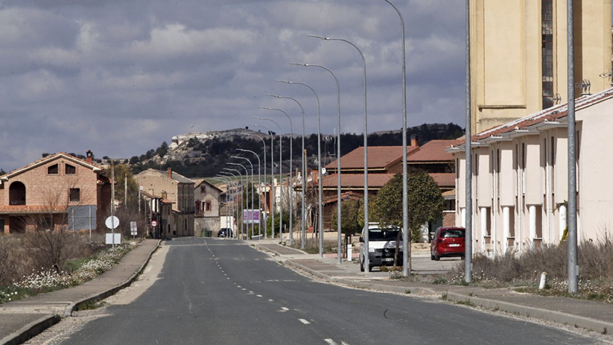 Calle Real de Langa de Duero. MARIO TEJEDOR