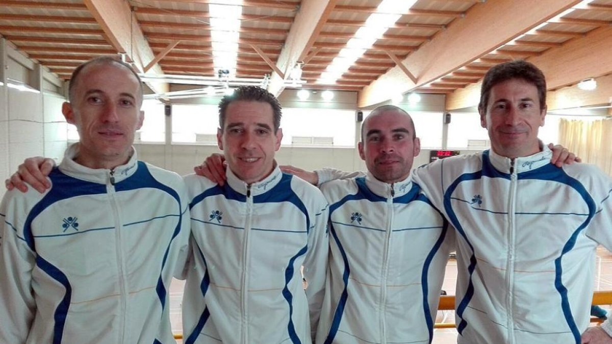 Participantes sorianos en el Circuito Nacional celebrado el sábado en Alfajarín.-