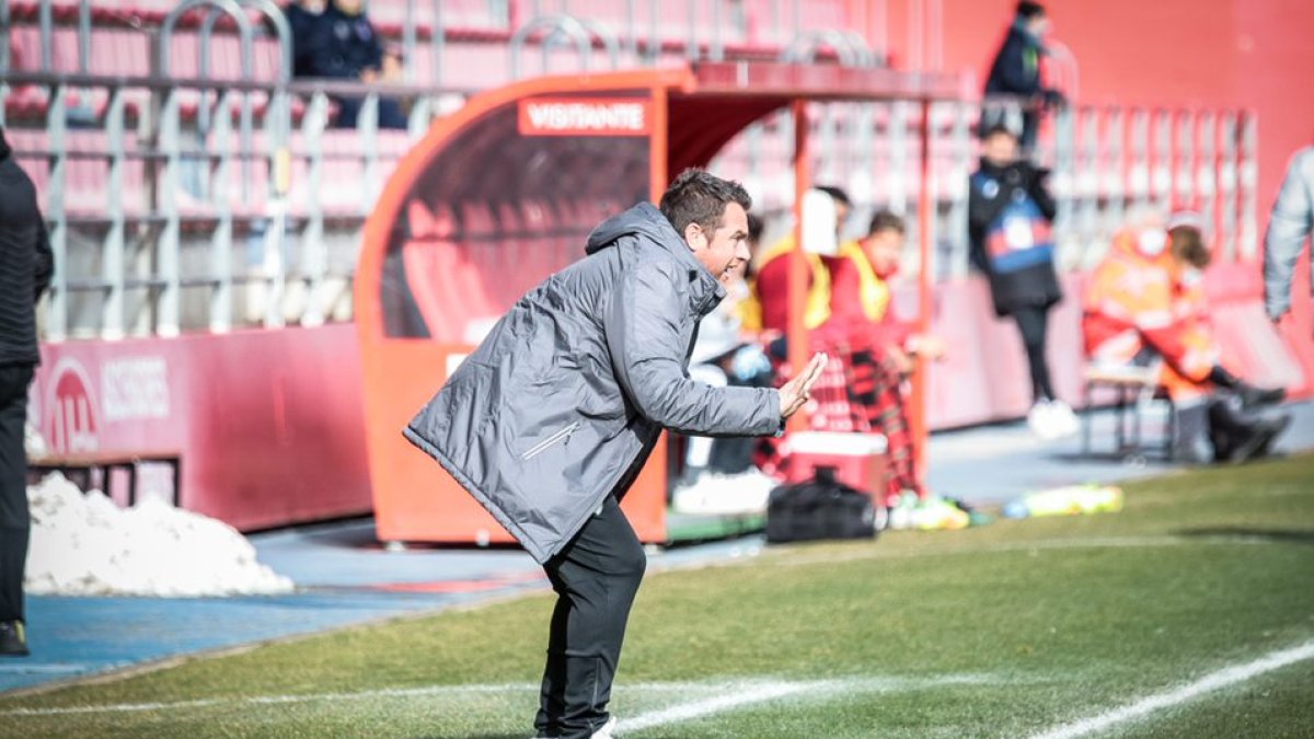 Diego Martínez y el Numancia fueron superados en la primera parte. G.M.