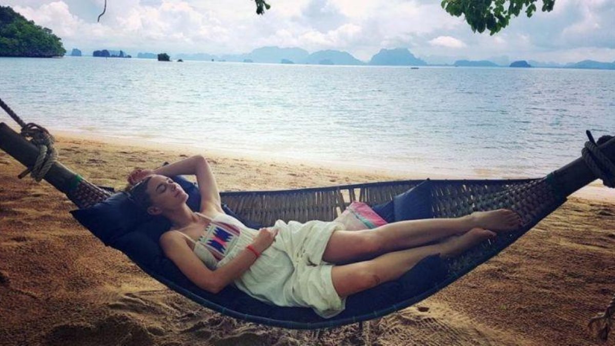 Marta Hazas disfruta con su marido, Javier Veiga, de su luna de miel en Tailandia.-EL PERIÓDICO