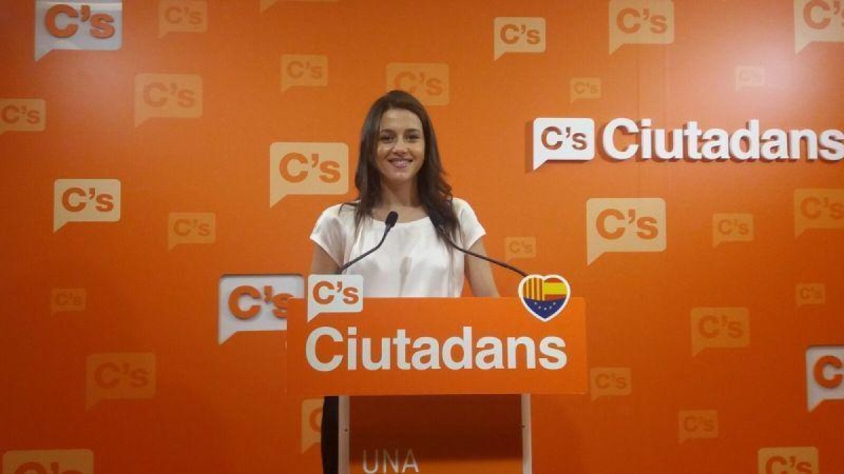 Inés Arrimadas, presidenta de Ciudadanos en Cataluña.-EL PERIÓDICO
