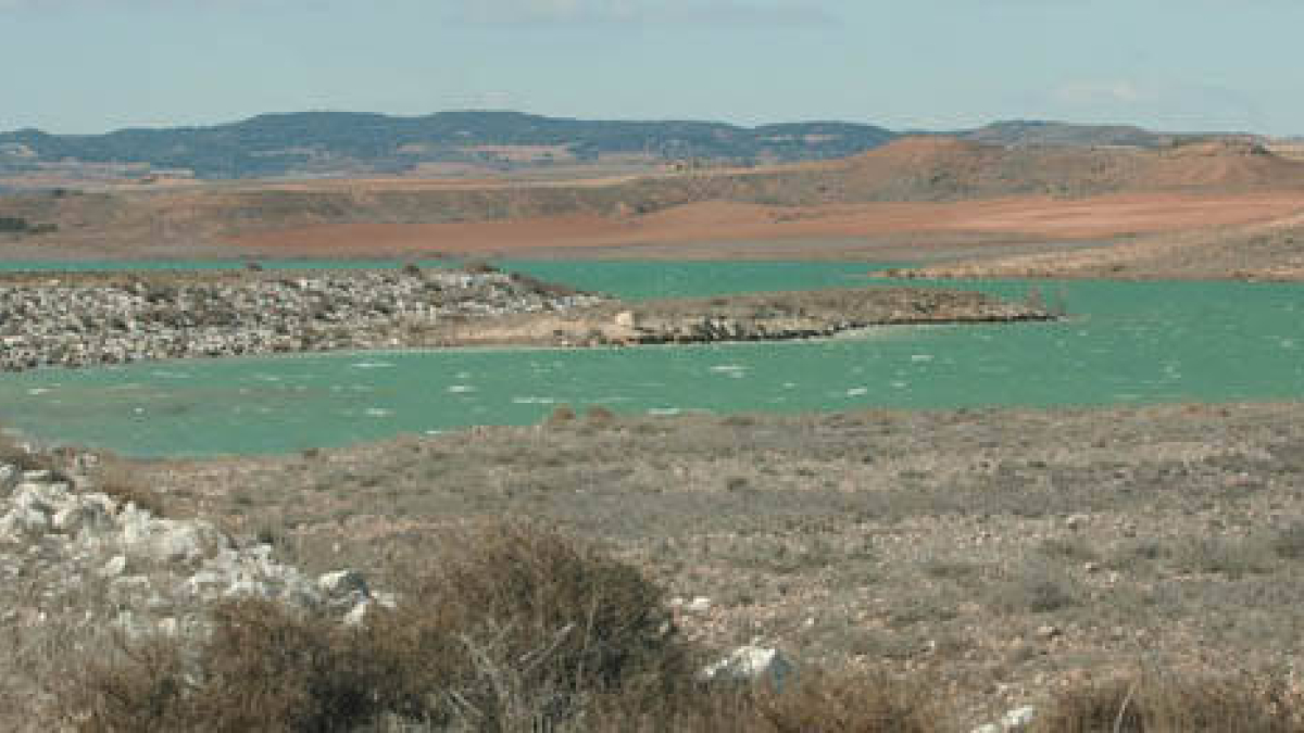 Panorámica del embalse de Monteagudo en una imagen de archivo.