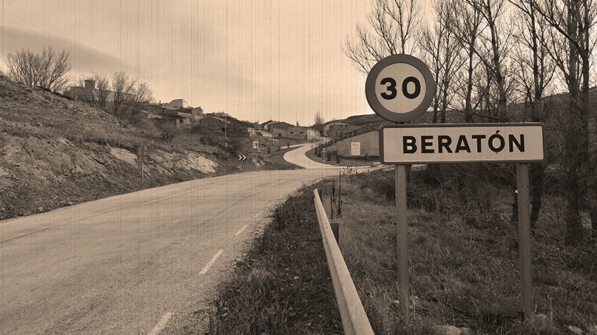Imagen antigua de Beratón.-HDS
