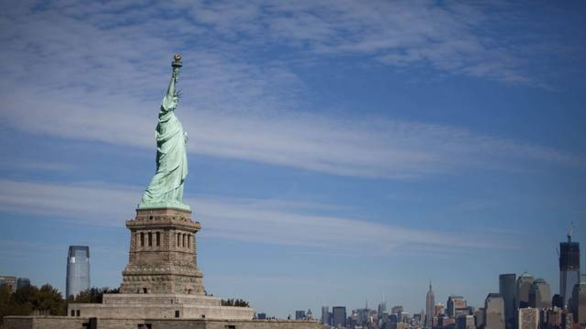 La Estatua de la Libertad, en una foto de archivo.-Foto: MICHAEL NAGLE / AFP