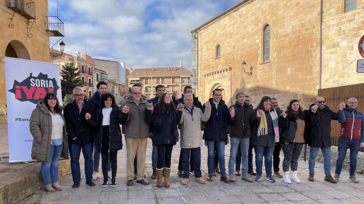 Soria Ya en su puesta de largo como partido. HDS