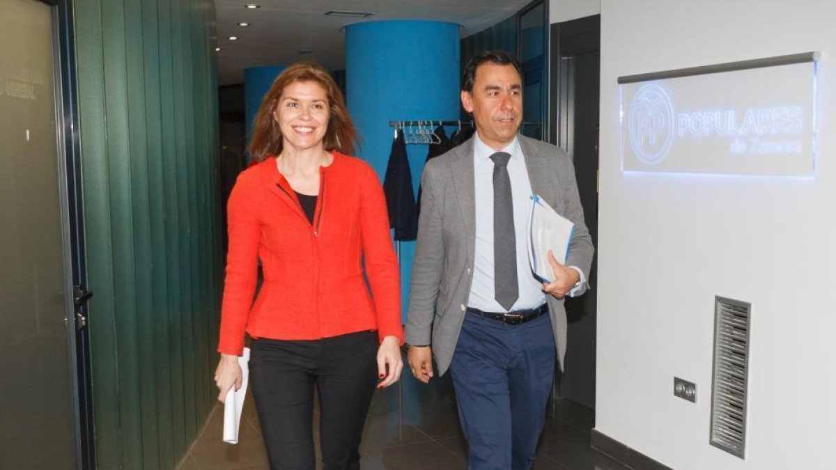 El vicesecretario de Organización y Electoral del Partido Popular y presidente provincial, Fernando Martínez-Maillo, preside la reunión del Comité de Parlamentarios del Partido Popular de Zamora.-ICAL