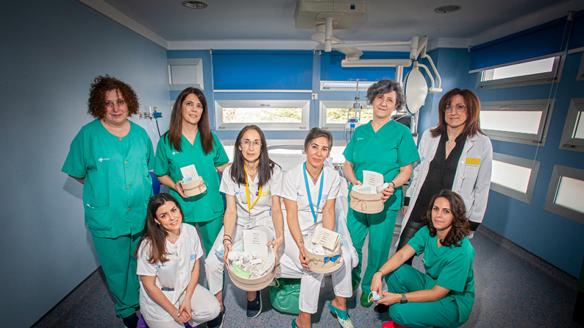 Equipo de personal sanitario que ha llevado a cabo la investigación para elaborar e implantar el protocolo en el Hospital de Soria.  MARIO TEJEDOR