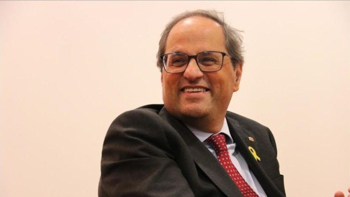 El presidente de la Generalitat, Quim Torra.-ACN / BERNAT VILARÓ