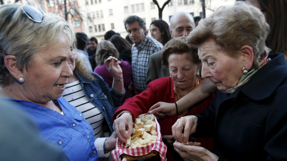 Participación de los sorianos en el festejo del Catapán el pasado 7 de mayo. MARIO TEJEDOR