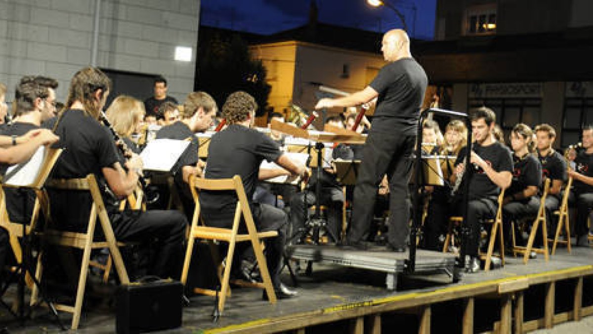 El concierto que la Banda Municipal dedicó a Odón Alonso en el último Maratón Musical Soriano. / ÚRSULA SIERRA-