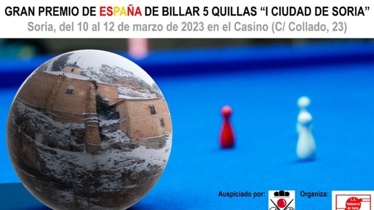 Cartel anunciador del torneo de este fin de semana. HDS