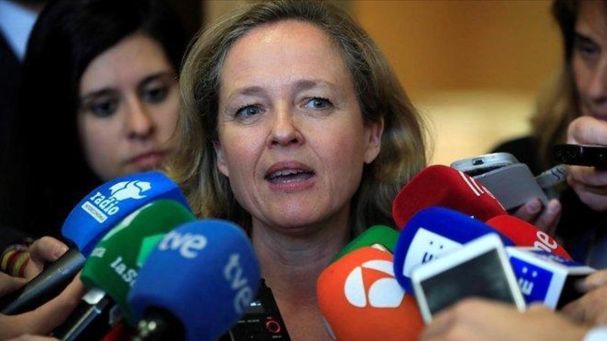 La ministra de Economía, Nadia Calviño.-EFE / FERNANDO ALVARADO