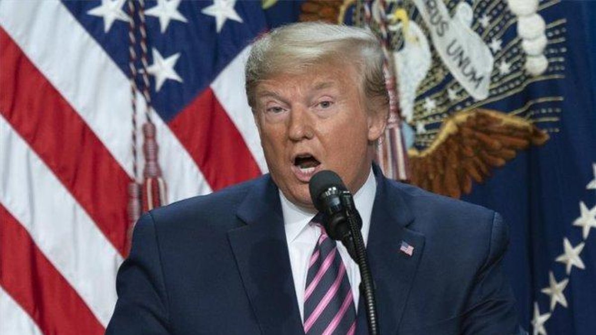 Donald Trump, el presidente de los Estados Unidos.-POLARIS