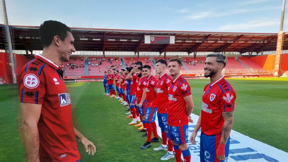 Presentación del Numancia. MARIO TEJEDOR
