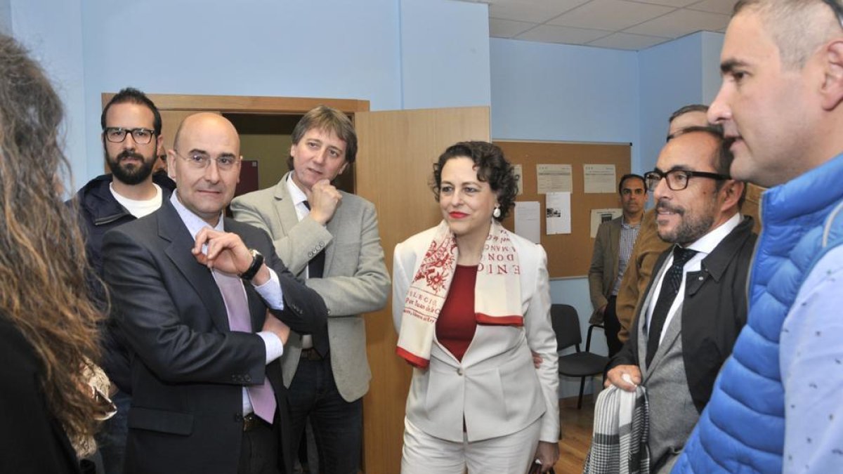 La ministra visitó Soria el viernes-V. GUISANDE