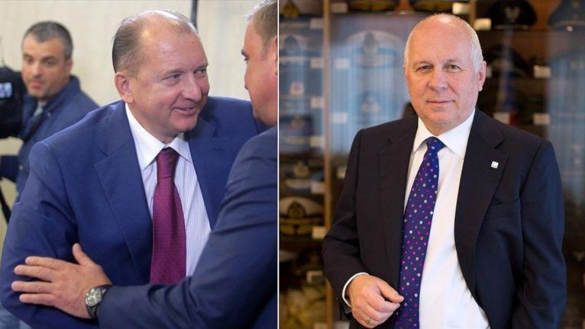 Vladímir Artyakov y Sergey Chemezov.-EL PERIÓDICO