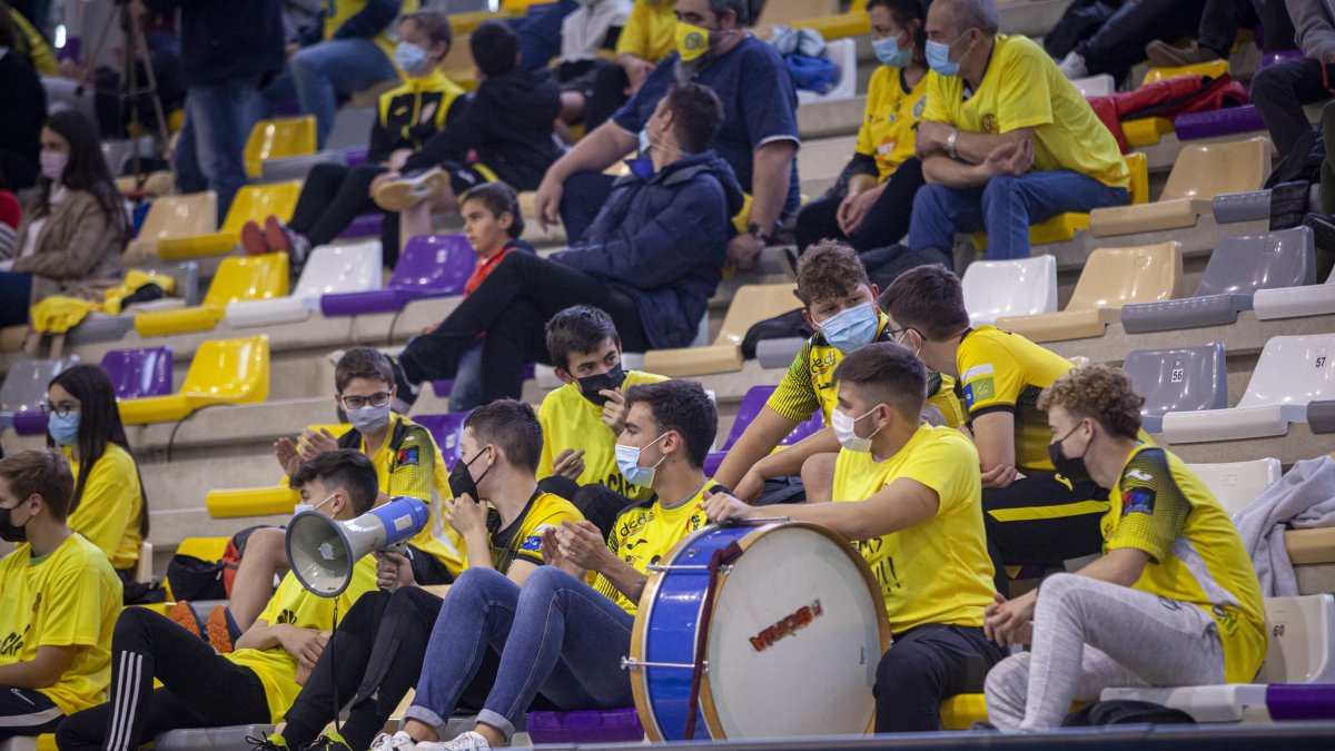 La afición de Balonmano Soria no faltará en una temporada ilusionante para la entidad. MARIO TEJEDOR