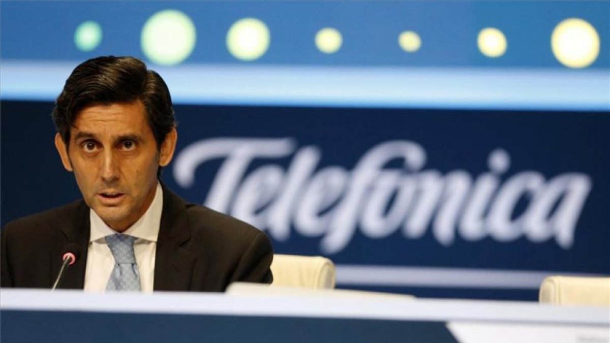 El presidente de Telefónica, José María Álvarez-Pallete.-SERGIO PÉREZ
