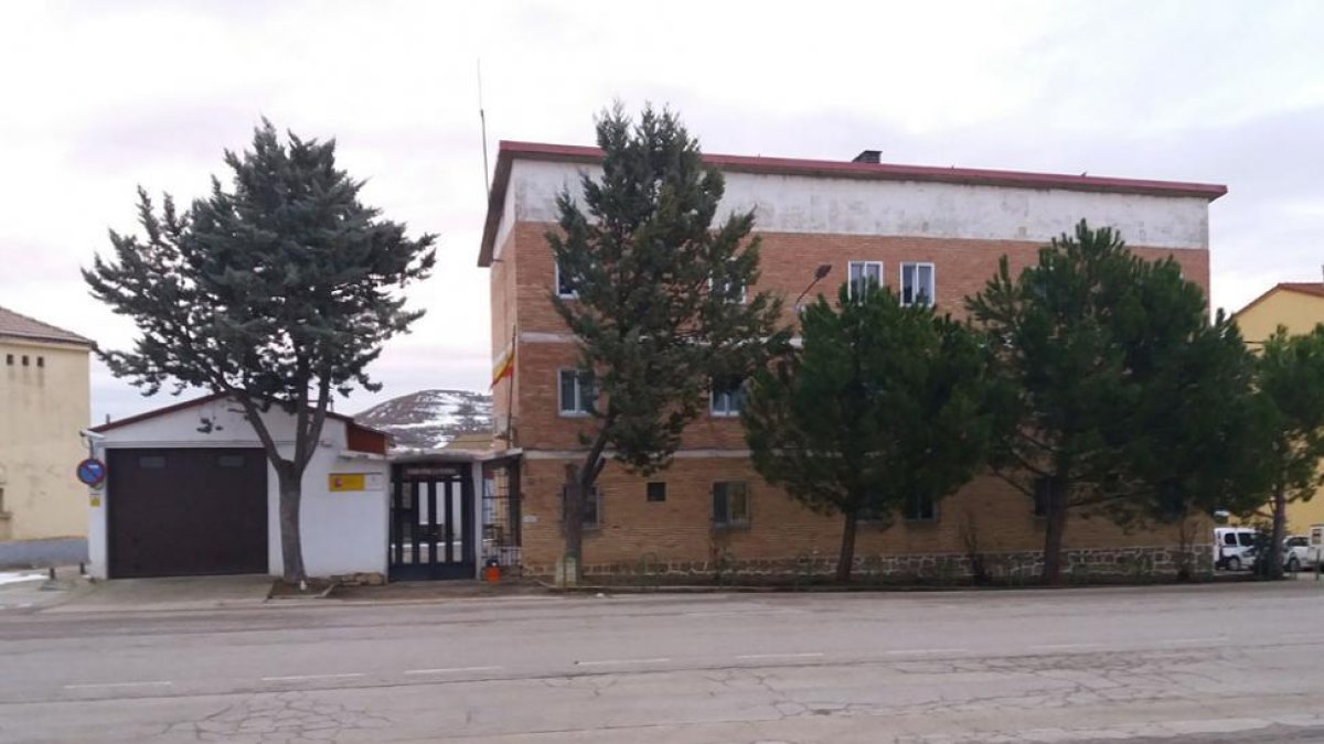 Exterior del cuartel de Gómara, que podría unificar en un futuro a los de Deza y Monteagudo de las Vicarías.-HDS