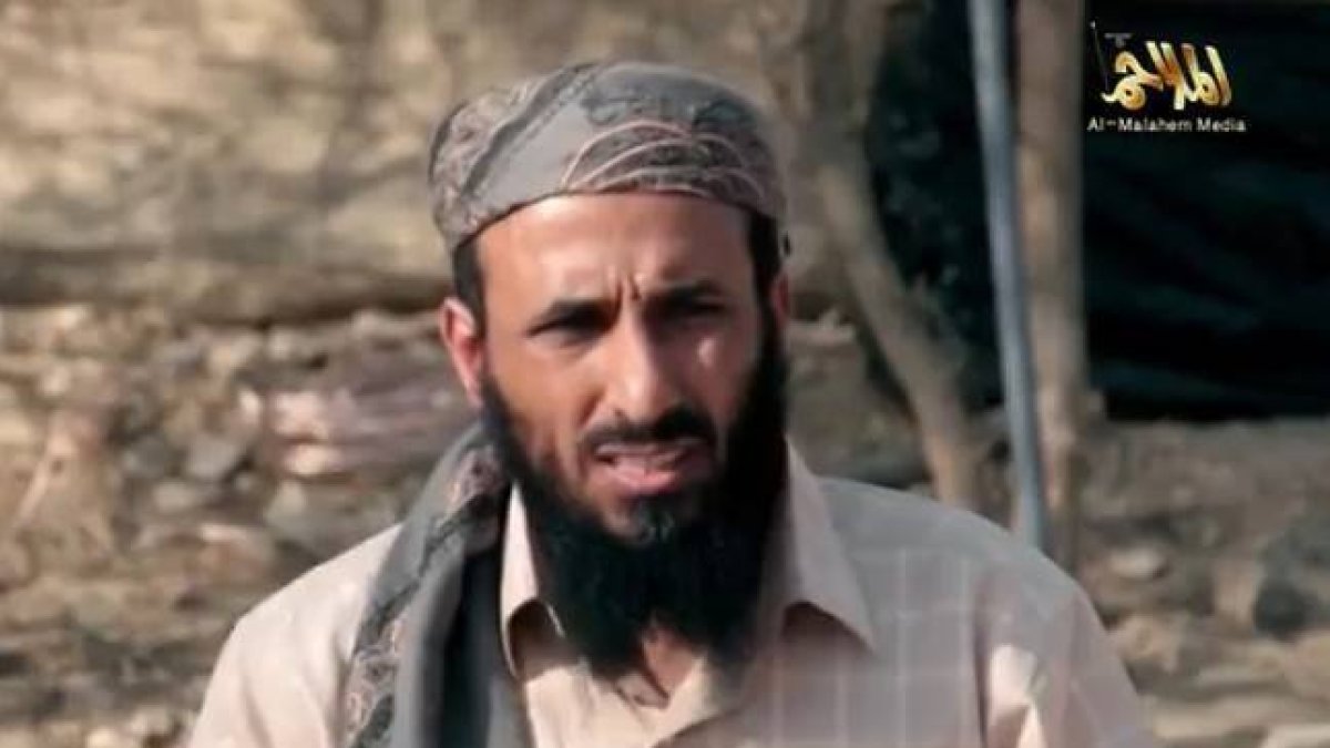 El líder de Al Qaeda en la Península Arábiga, Nasir al Wuhayshi.-Foto: AL-MALAHEM MEDIA / AFP