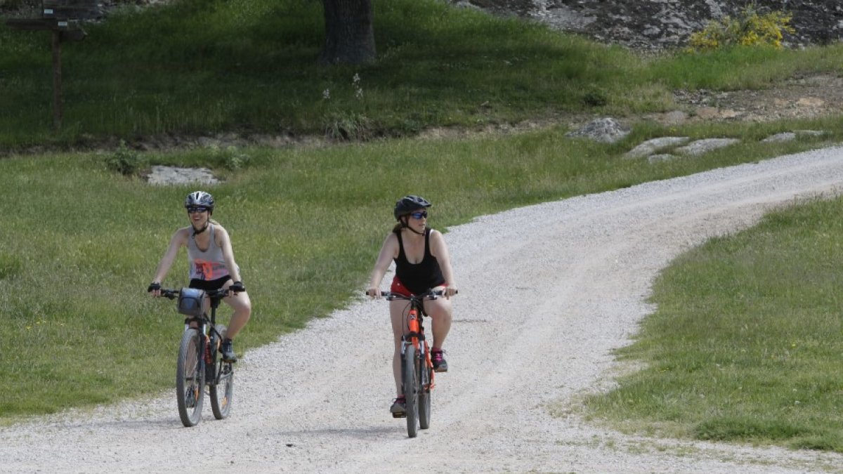 Ciclistas Valonsadero