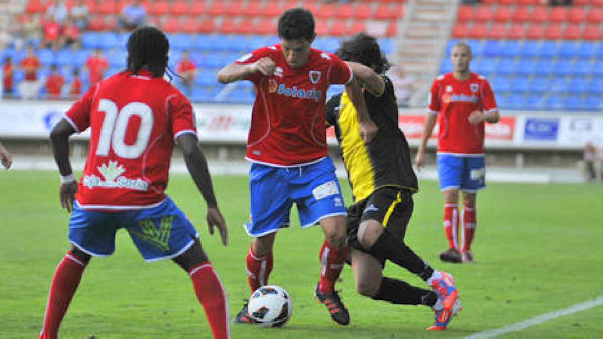 El Numancia disputará esta semana sus últimos tres amistosos. / V. Guisande-