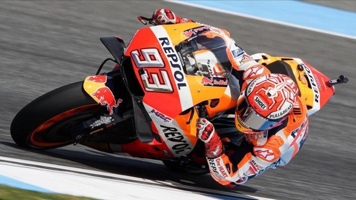 Marc Márquez, este sábado-ALEJANDRO CERESUELA