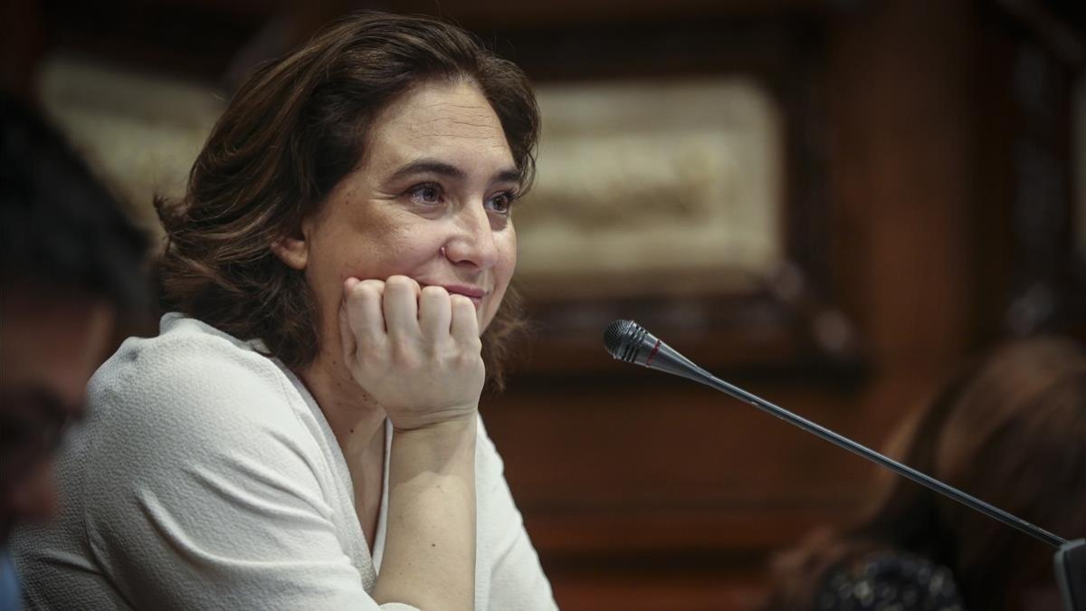 Ada Colau, en junio-DANNY CAMINAL
