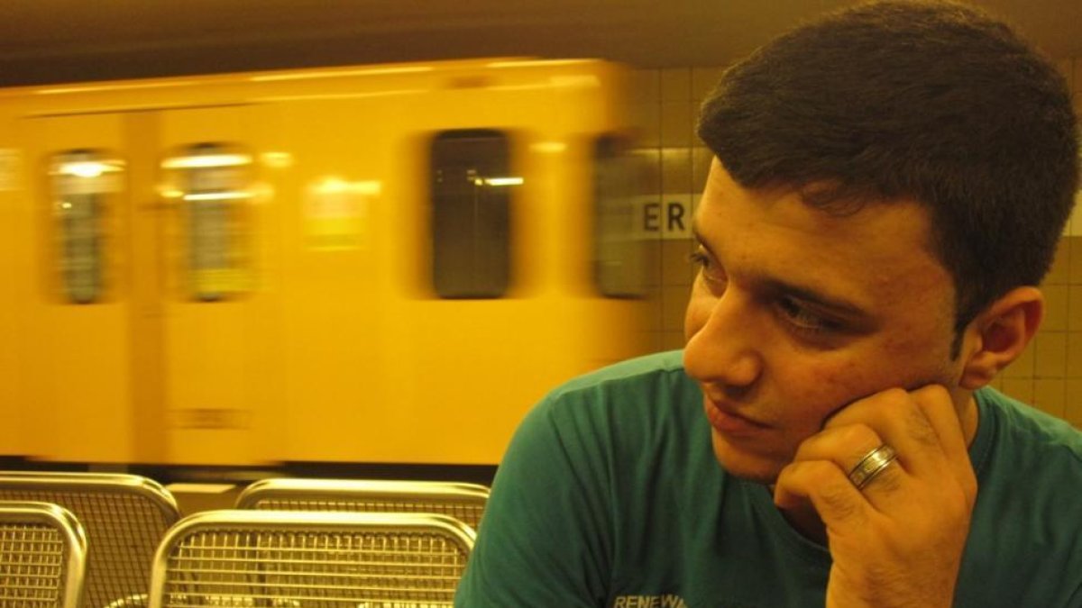 Abdulá, el joven refugiado sirio que llegó hace un año a Alemania.-CARLES PLANAS BOU
