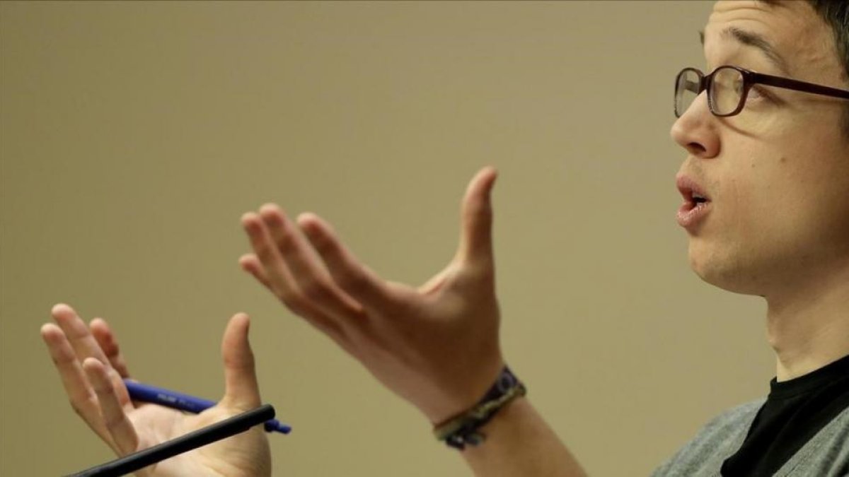 Iñigo Errejón, en el Congreso de los Diputados-JOSÉ LUIS ROCA