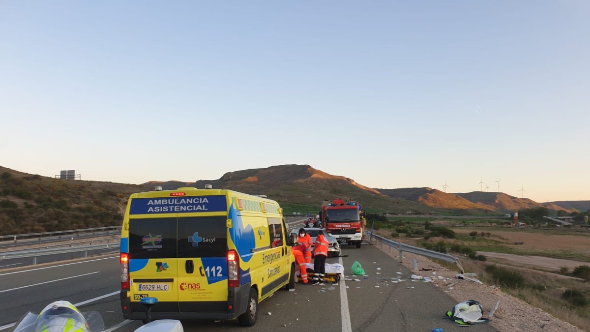 Imagen de un accidente de tráfico. HDS