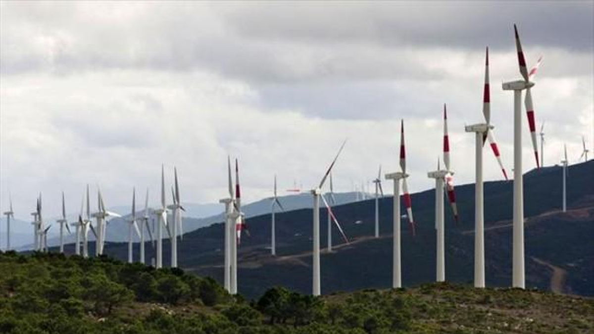 Parque eólico de Gamesa en el norte de Marruecos.-/ EFE / ZACARÍAS GARCÍA