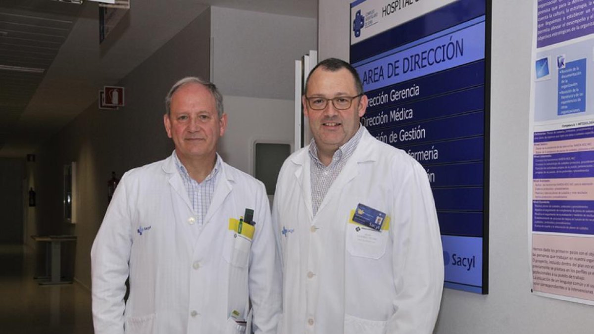 Ion Gaztelu-Iturri y Luis Lapuerta, ayer.-Valentín Guisande