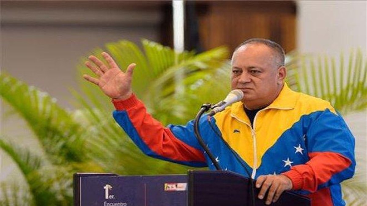 Diosdado Cabello, presidente de la Asamblea Nacional Constituyente de Venezuela.-AFP