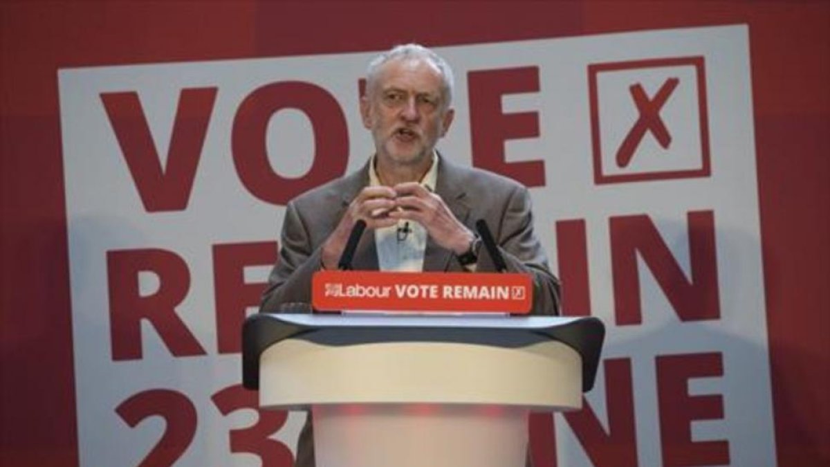 El líder laborista británico Jeremy Corbyn.-