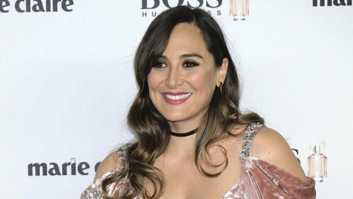 Tamara Falcó reaparece con una nueva imagen en los premios de la revista 'Marie Claire'.-